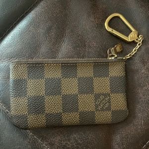 -SOLD- Louis Vuitton Damier Ebene Cles Key Pouch